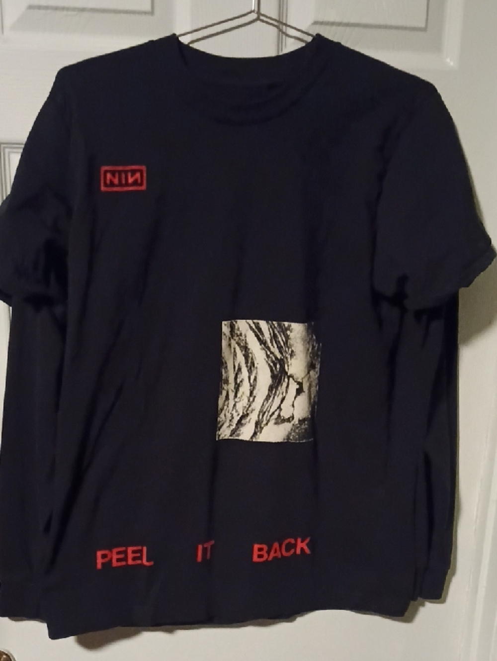 Nine Inch Nails 'Peel It Back' Black Graphic Tee